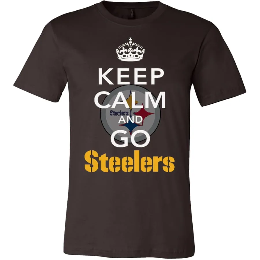 Keep Calm And Go Steelers Steelers Shirt Mens Womens|NFL Steelers T shirts (14 Colors)