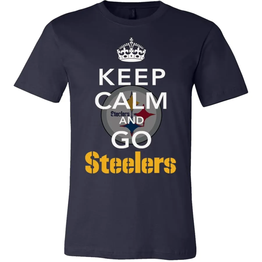 Keep Calm And Go Steelers Steelers Shirt Mens Womens|NFL Steelers T shirts (14 Colors)