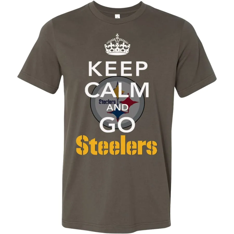 Keep Calm And Go Steelers Steelers Shirt Mens Womens|NFL Steelers T shirts (14 Colors)