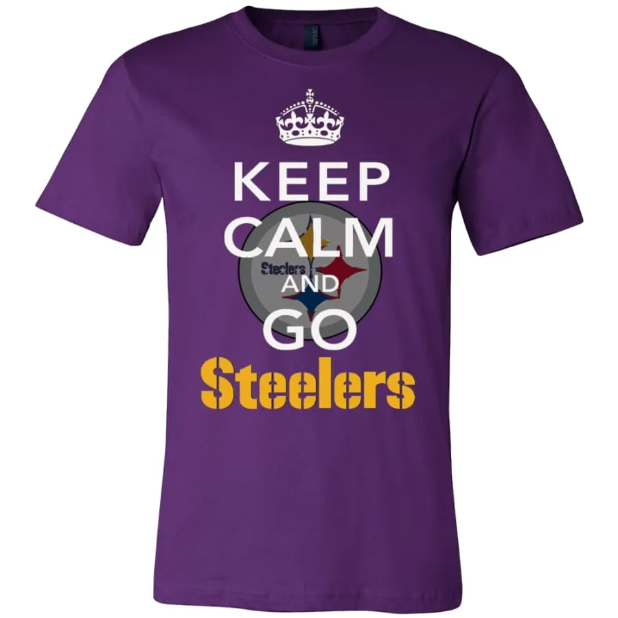 Keep Calm And Go Steelers Steelers Shirt Mens Womens|NFL Steelers T shirts (14 Colors)