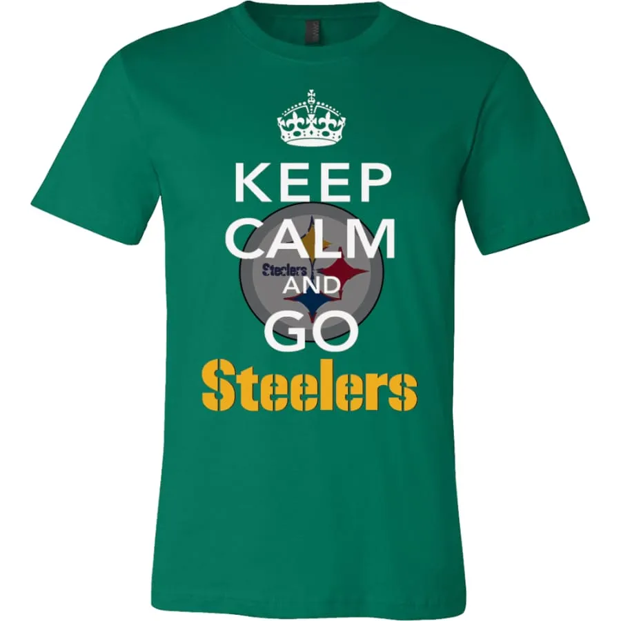Keep Calm And Go Steelers Steelers Shirt Mens Womens|NFL Steelers T shirts (14 Colors)