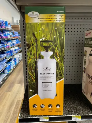 Landscapers Select SX-8B Compression Sprayer, 2 gal Tank, Polyethylene Tank, 55 in L Hose, White