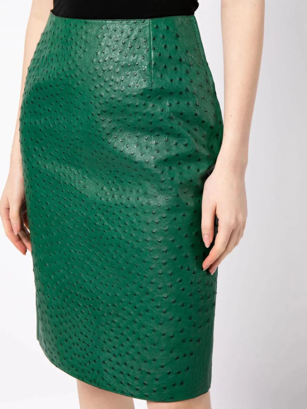 Leather Pencil Skirt