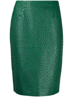 Leather Pencil Skirt