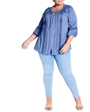 Liana Lace Blouse | Bluebird