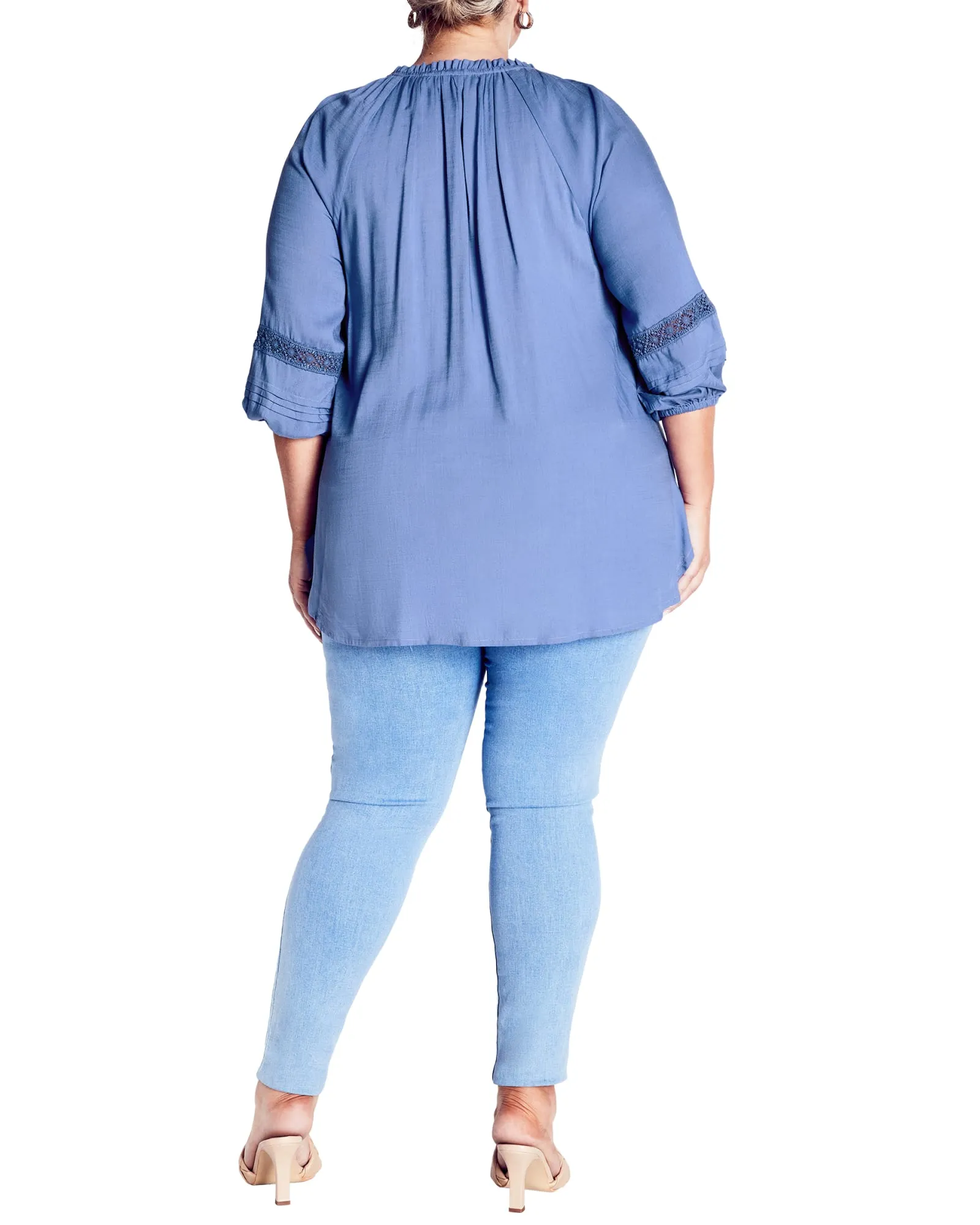 Liana Lace Blouse | Bluebird