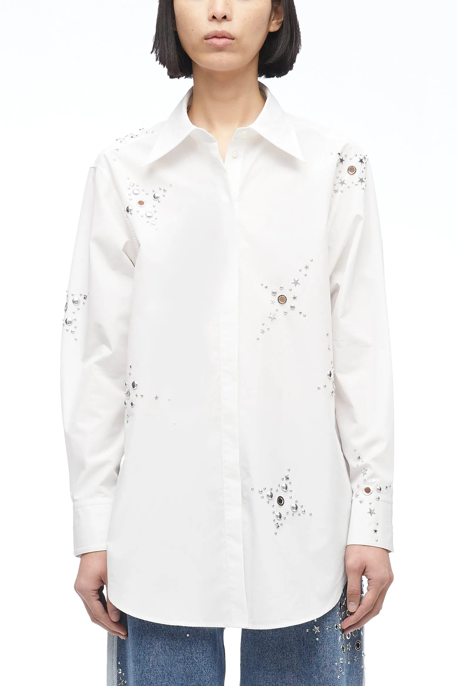 Liberty Embellished Button Up Shirt
