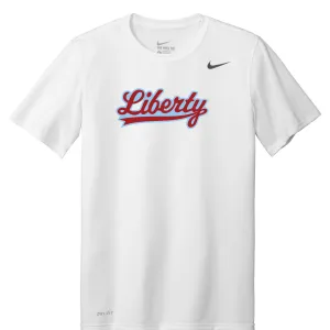 Liberty White Nike Dri-Fit  T-Shirt
