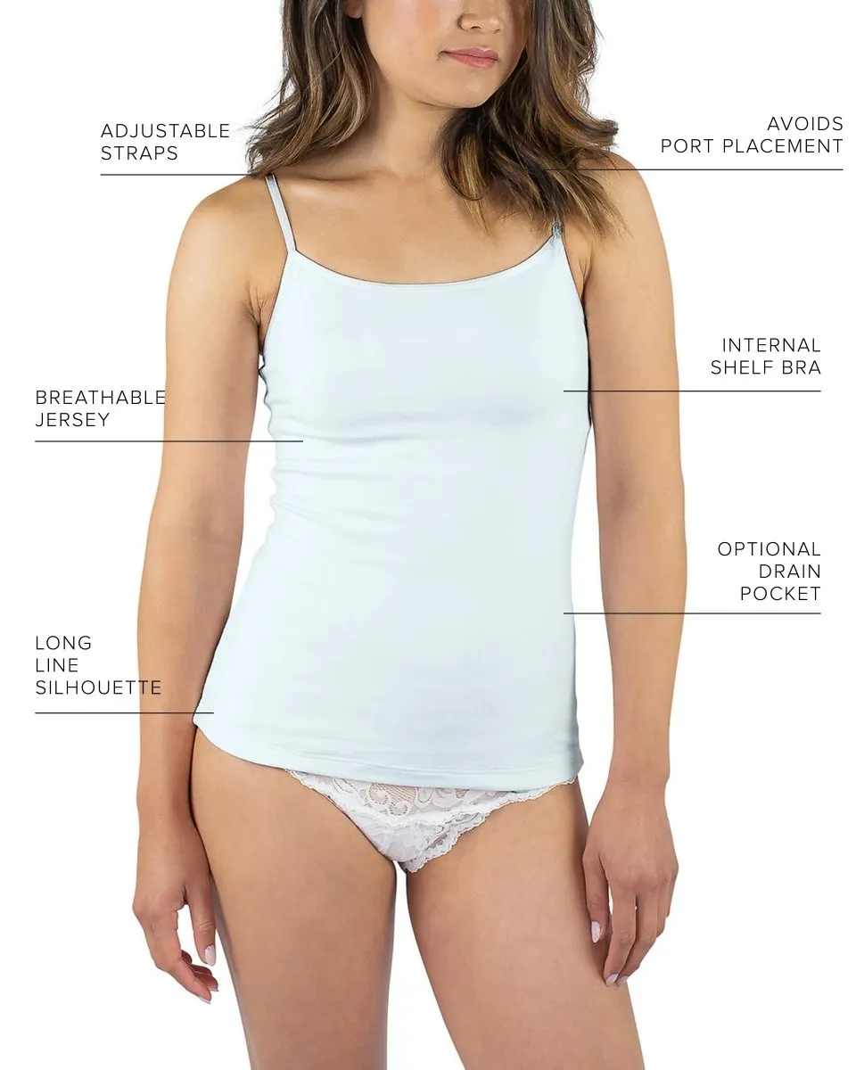 Maia Sustainable Jersey Camisole in Mist