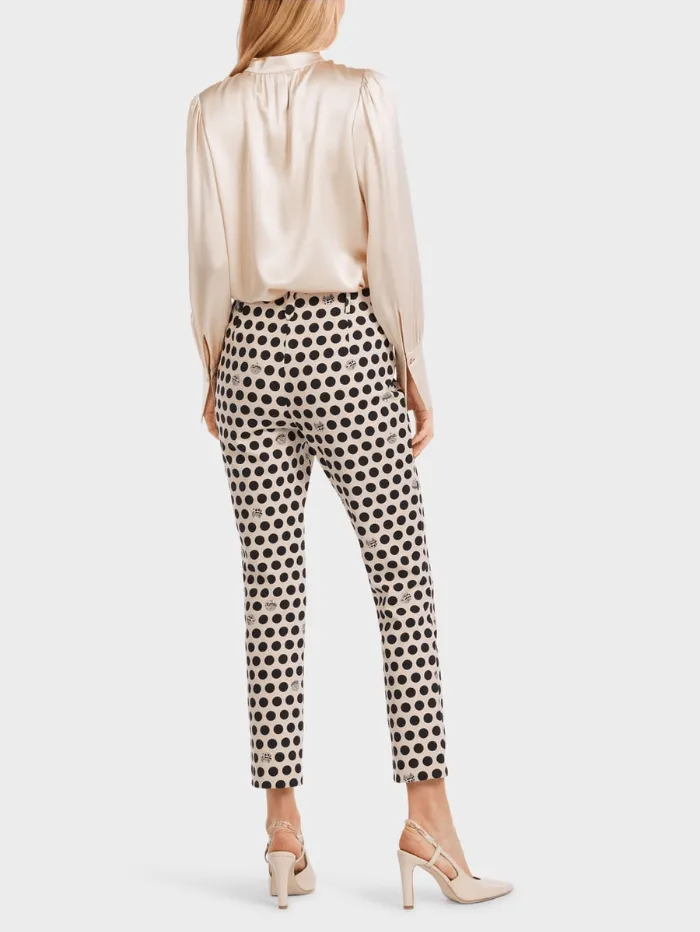Marc Cain Collections Polka Dot Pencil Trousers VC 81.11 J39 COL 900