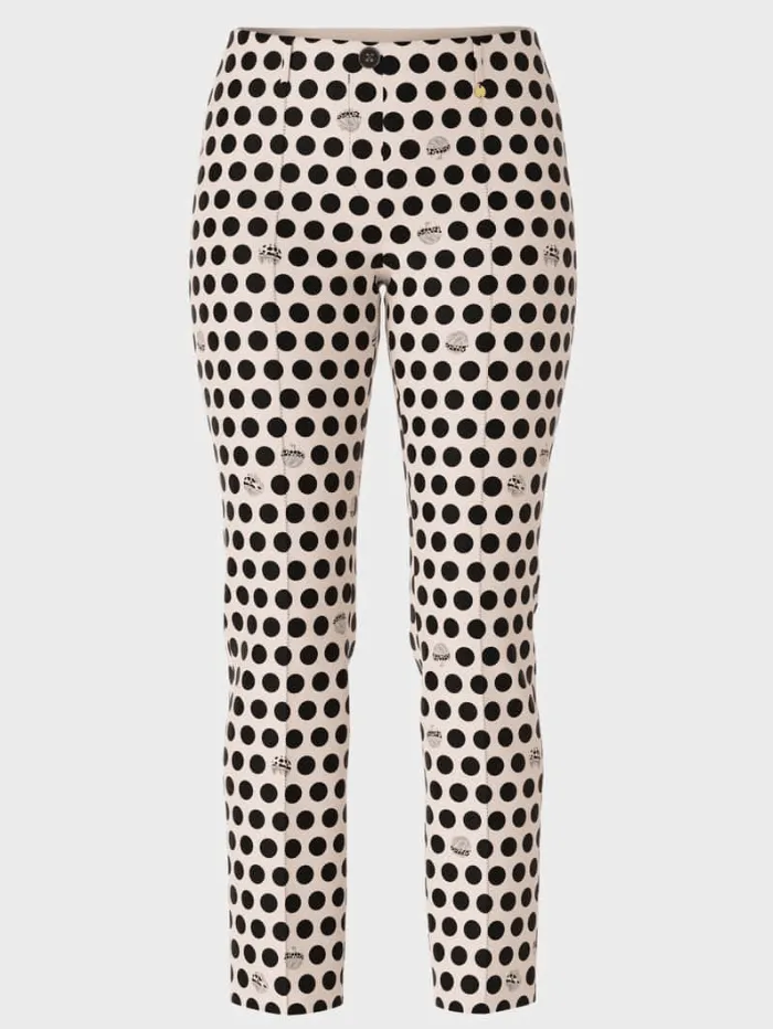 Marc Cain Collections Polka Dot Pencil Trousers VC 81.11 J39 COL 900