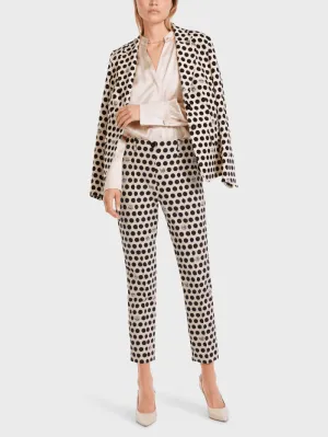 Marc Cain Collections Polka Dot Pencil Trousers VC 81.11 J39 COL 900