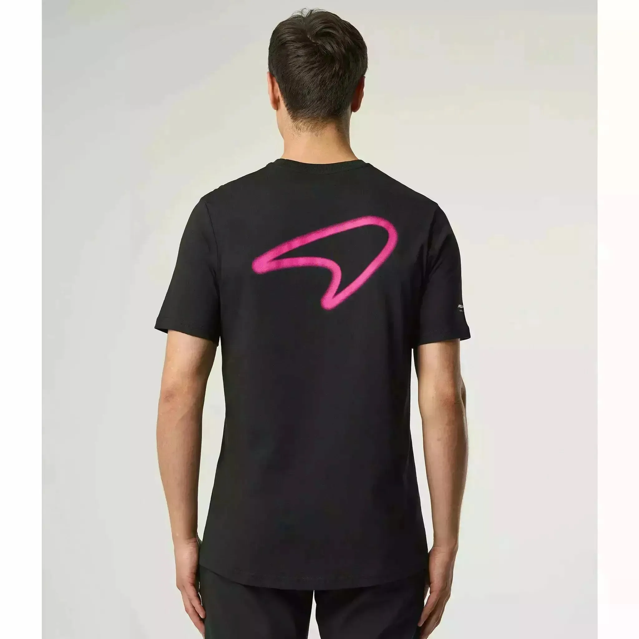 McLaren F1 Men's Miami Neon Graphic T-Shirt-Black/White/Vice Blue/Beetroot Purple/Crystal Rose/Aqua Sky