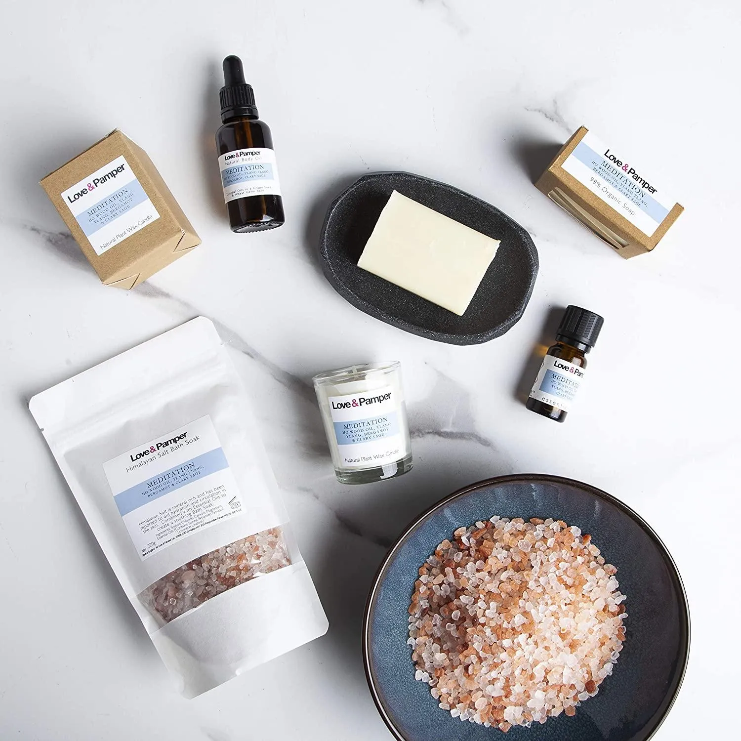 MEDITATION-SUSTAINABLE Aromatherapy Pampering Gift Set For Women
