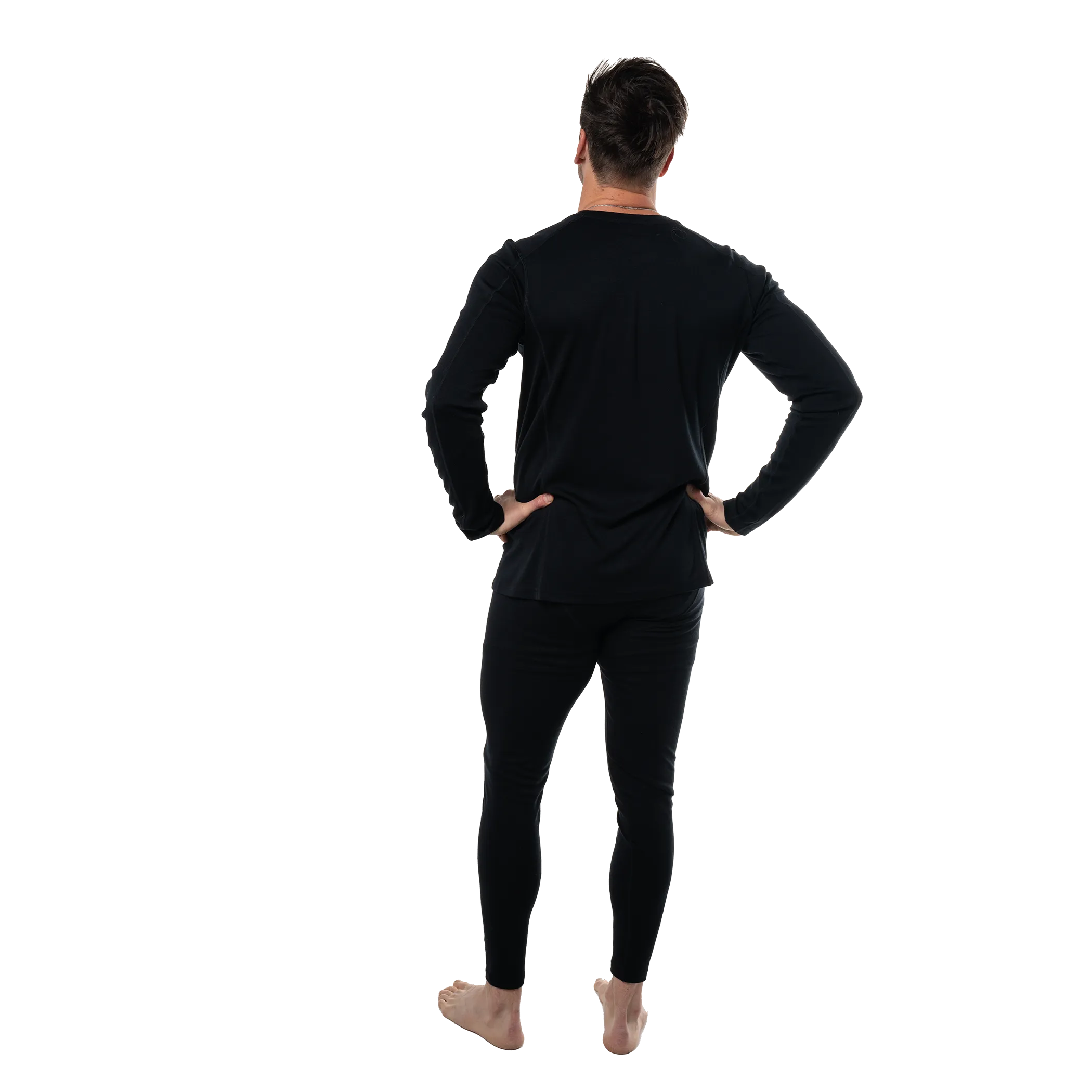 Men's Base Layer Long Sleeve Mid-Weight Crew Neck Top