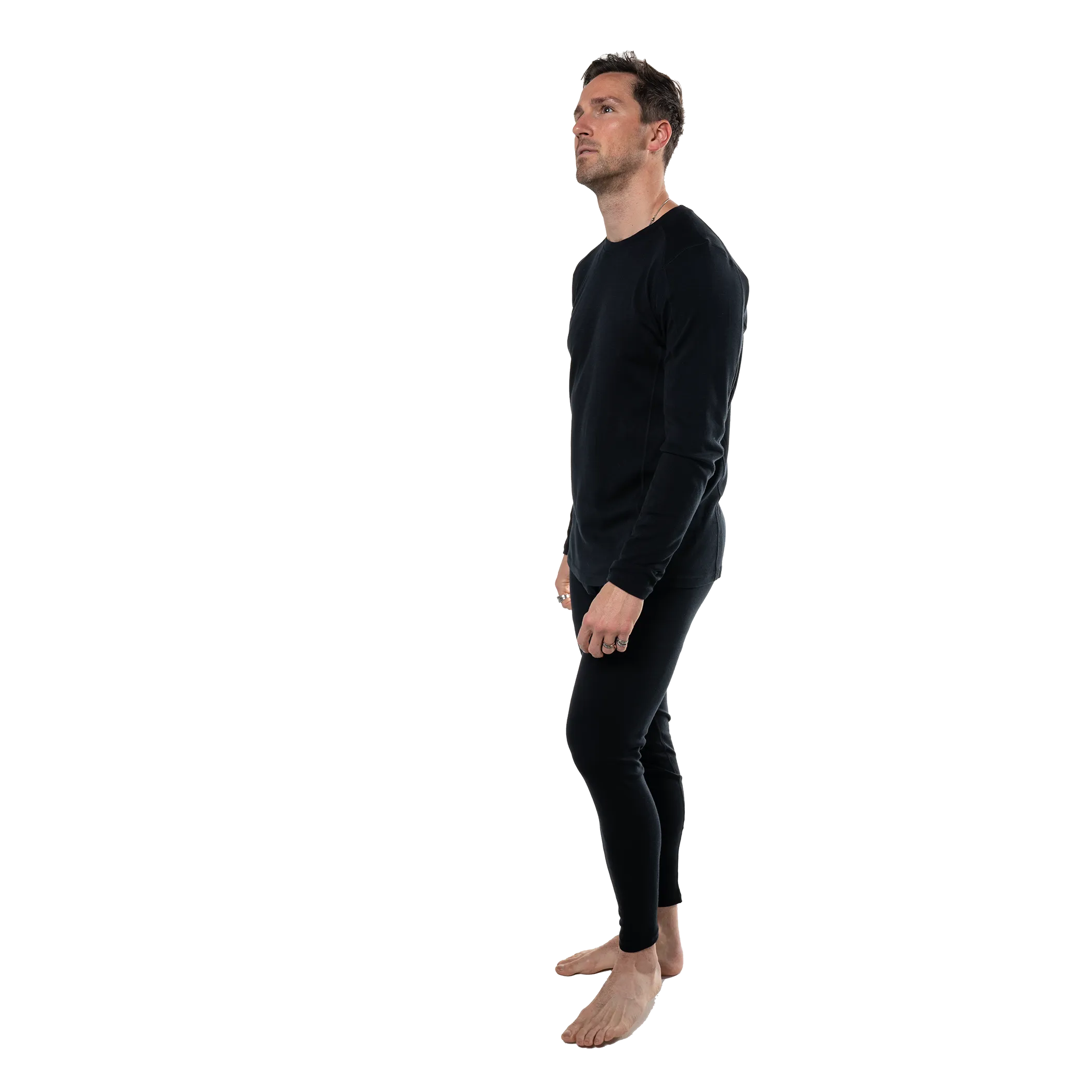 Men's Base Layer Long Sleeve Mid-Weight Crew Neck Top