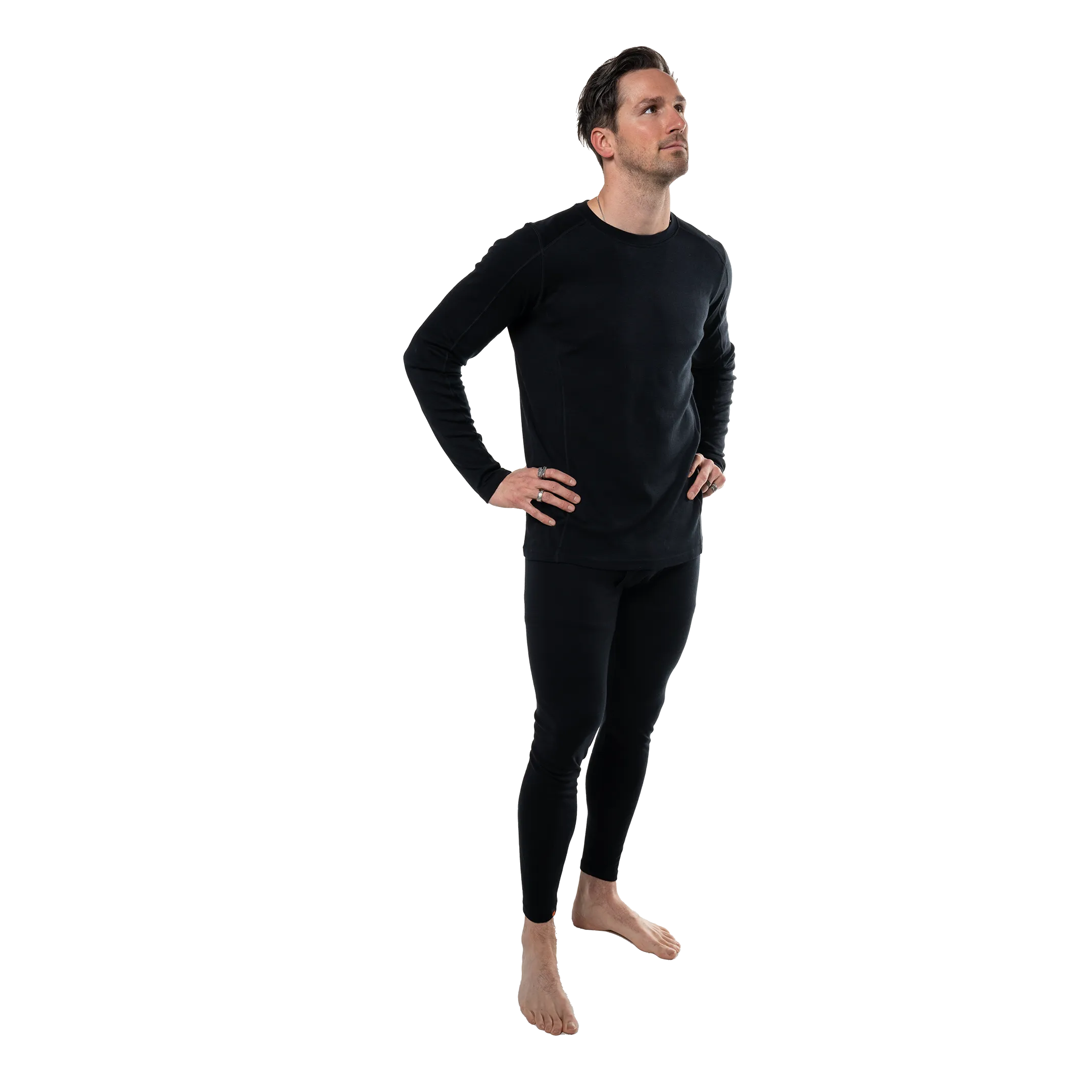 Men's Base Layer Long Sleeve Mid-Weight Crew Neck Top