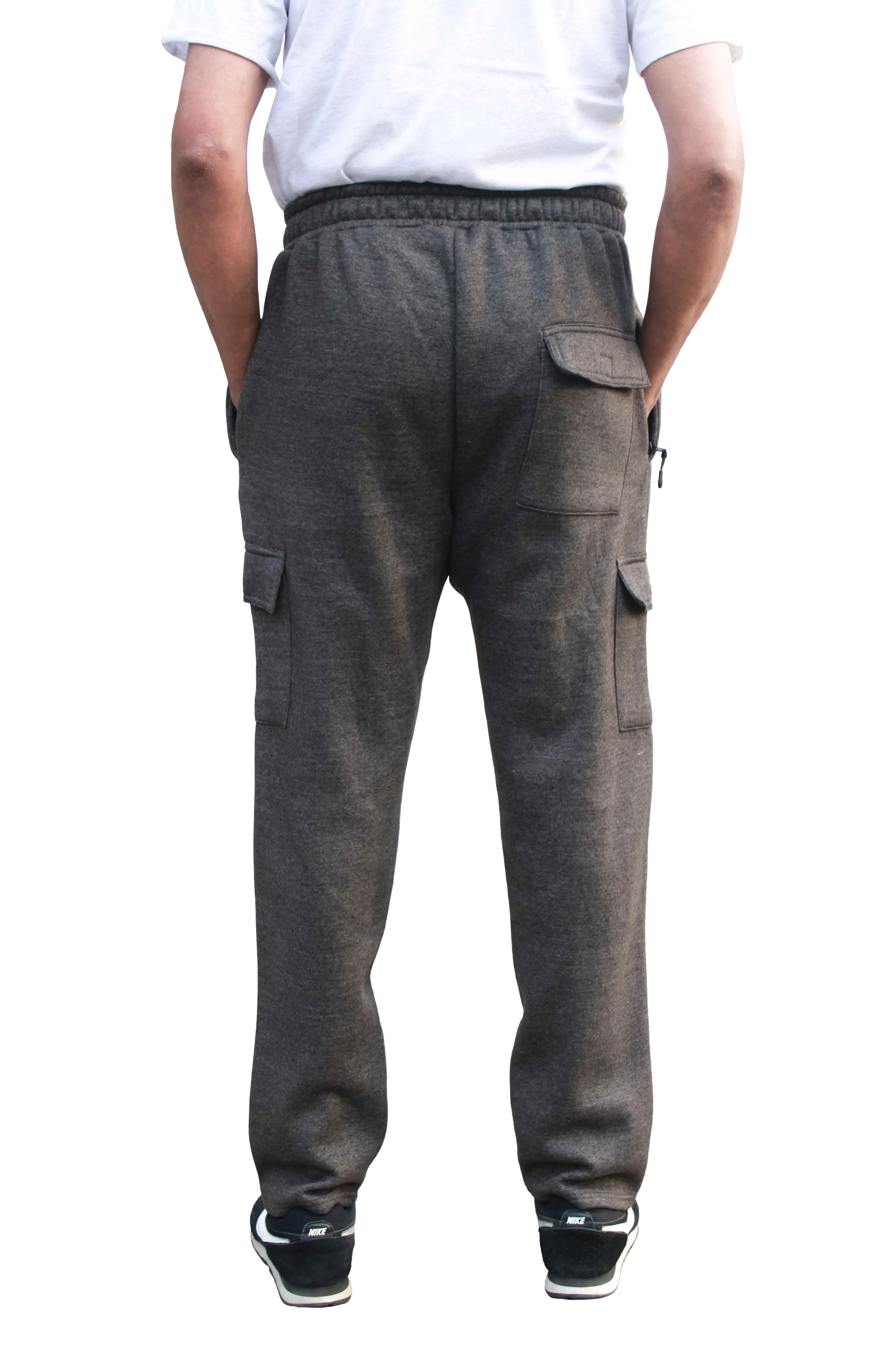 Mens Cargo Combat Work Tracksuit Jogging Bottoms