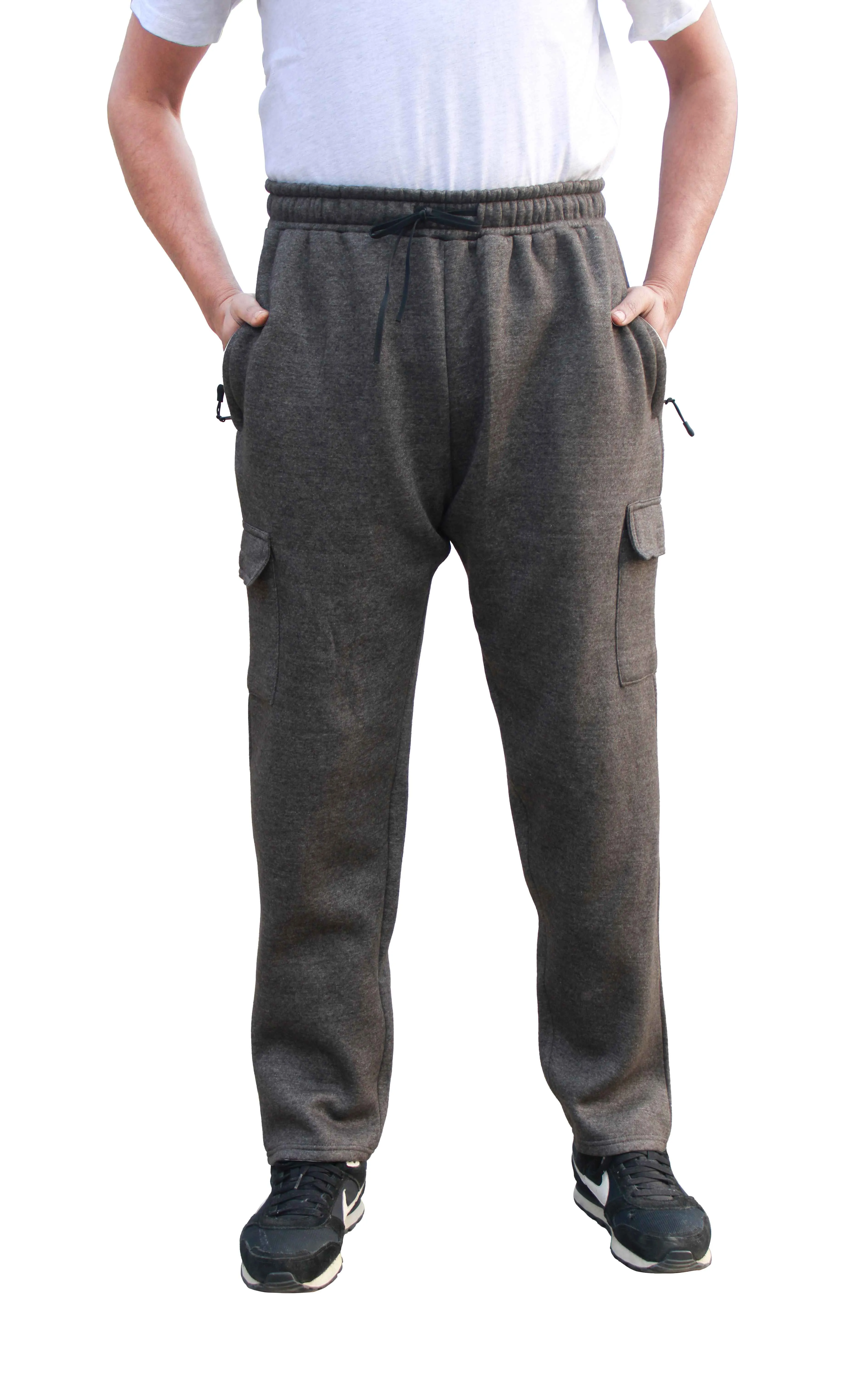 Mens Cargo Combat Work Tracksuit Jogging Bottoms