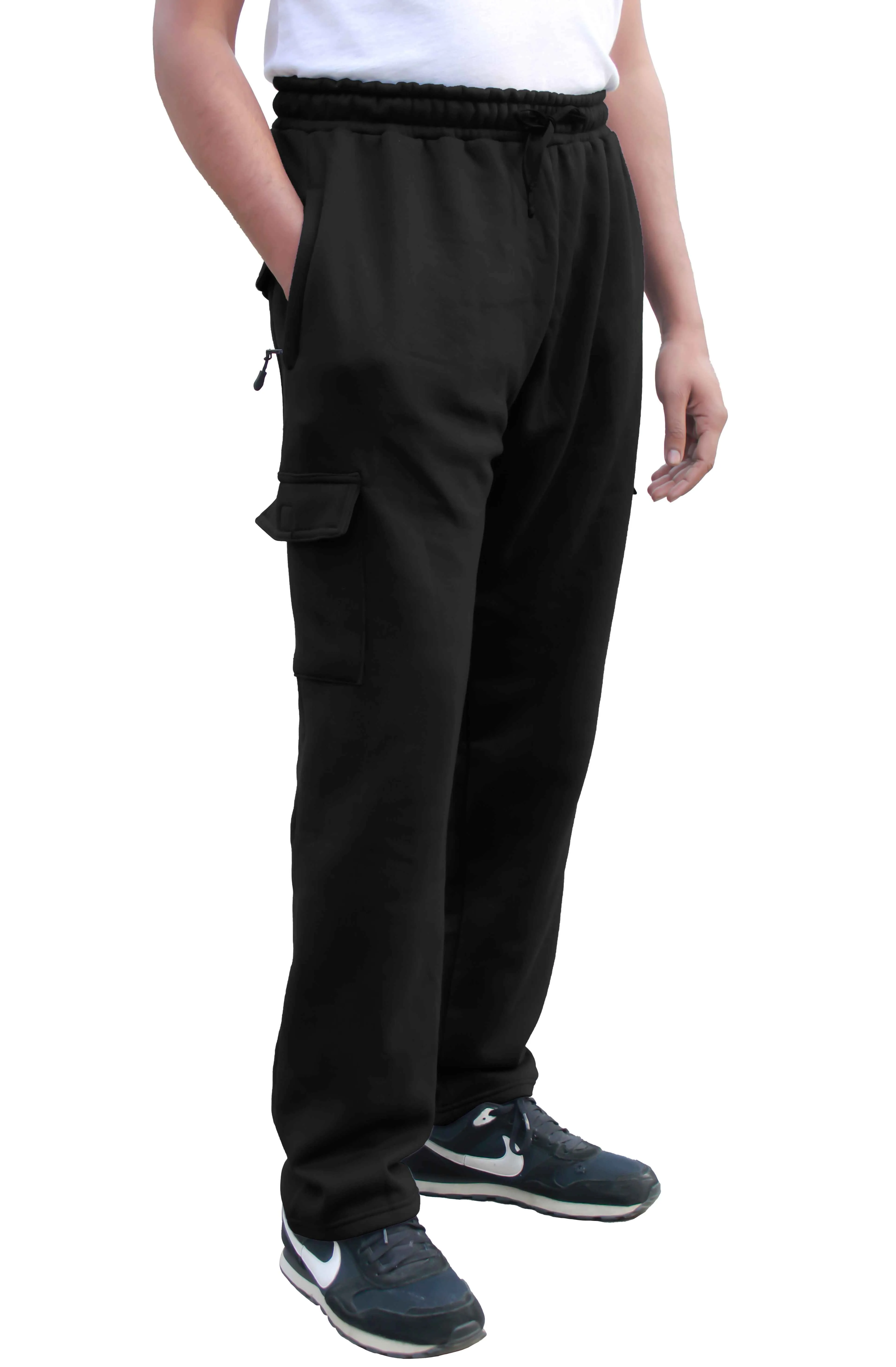 Mens Cargo Combat Work Tracksuit Jogging Bottoms