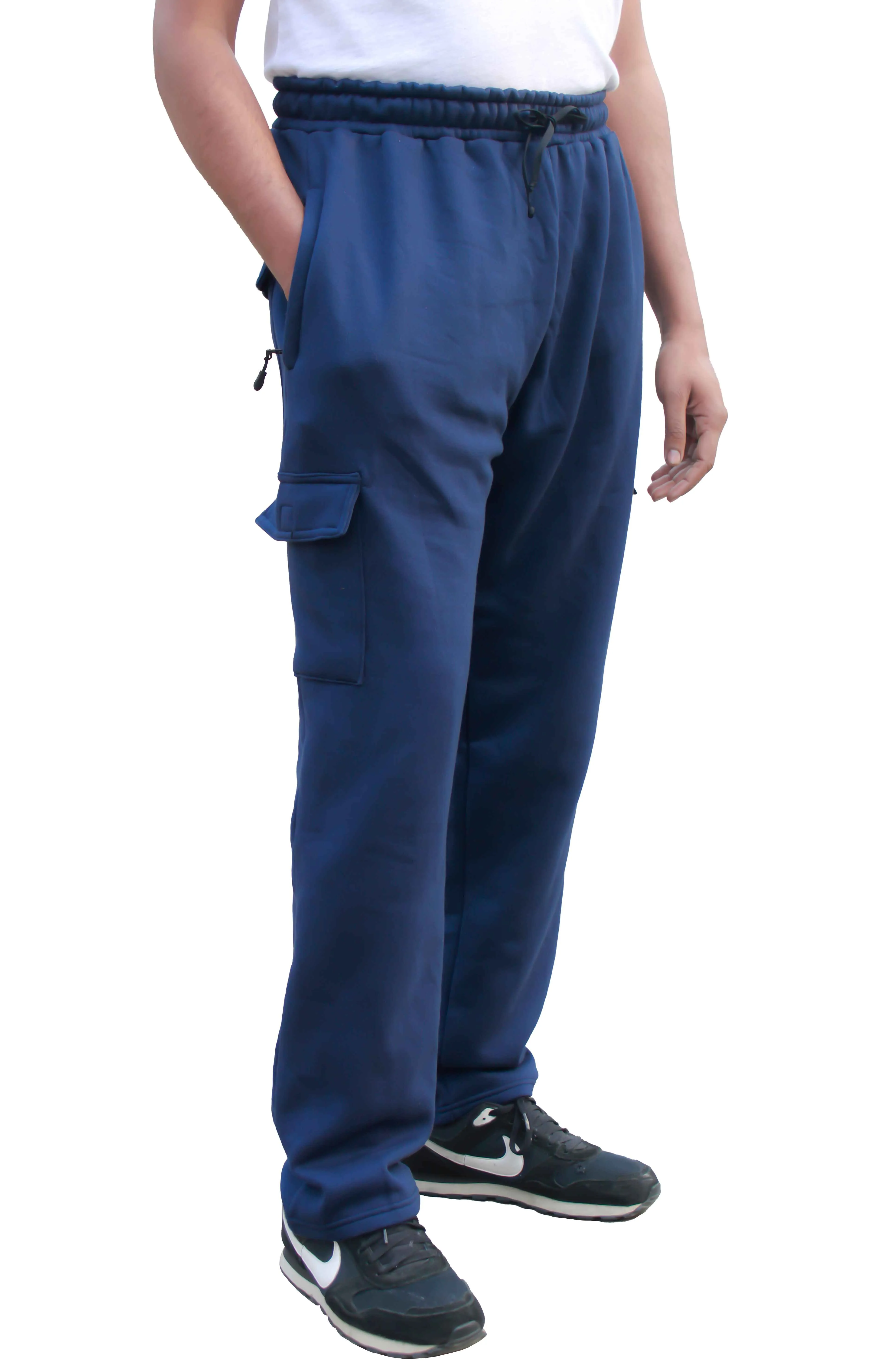 Mens Cargo Combat Work Tracksuit Jogging Bottoms