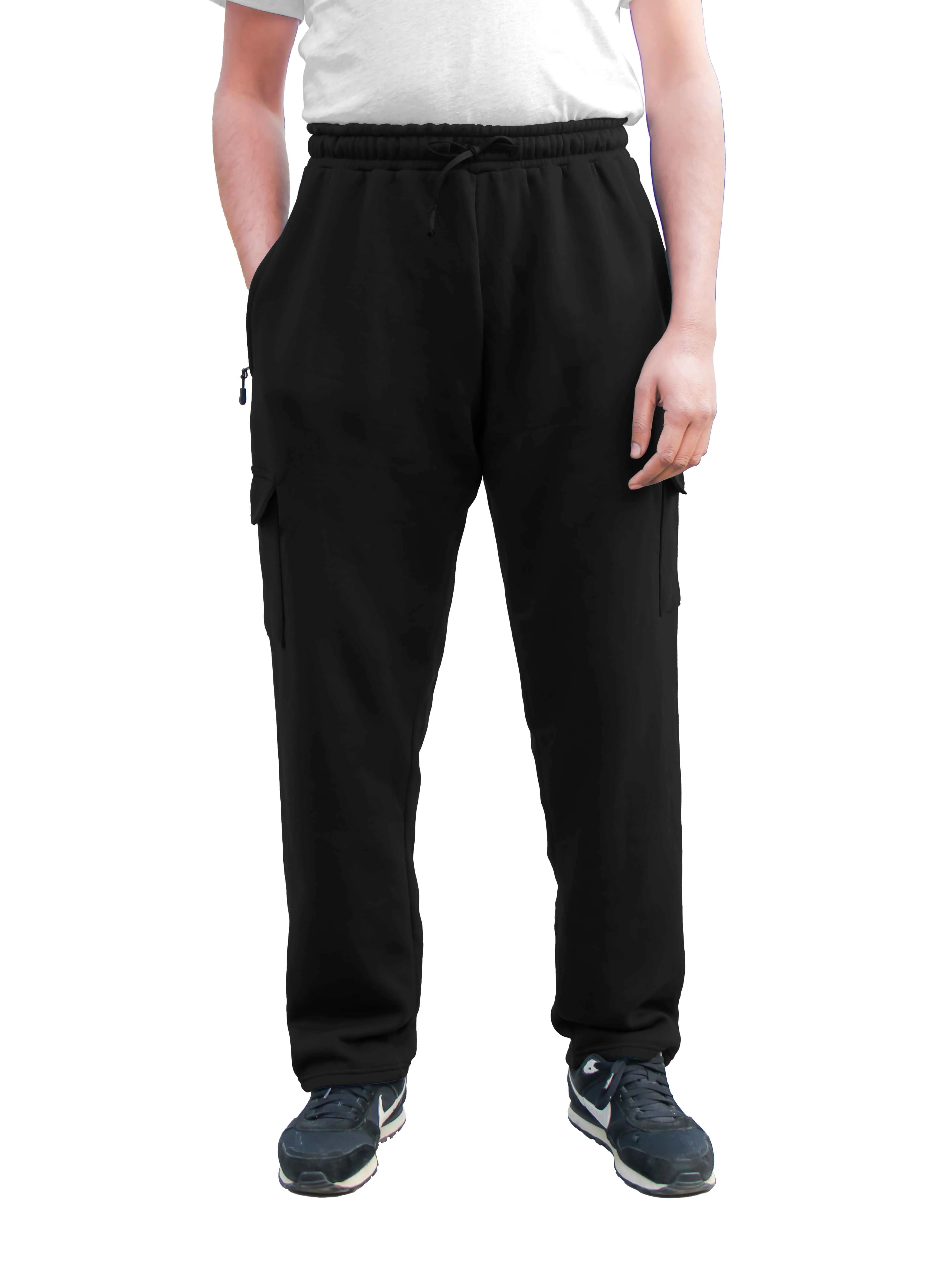 Mens Cargo Combat Work Tracksuit Jogging Bottoms