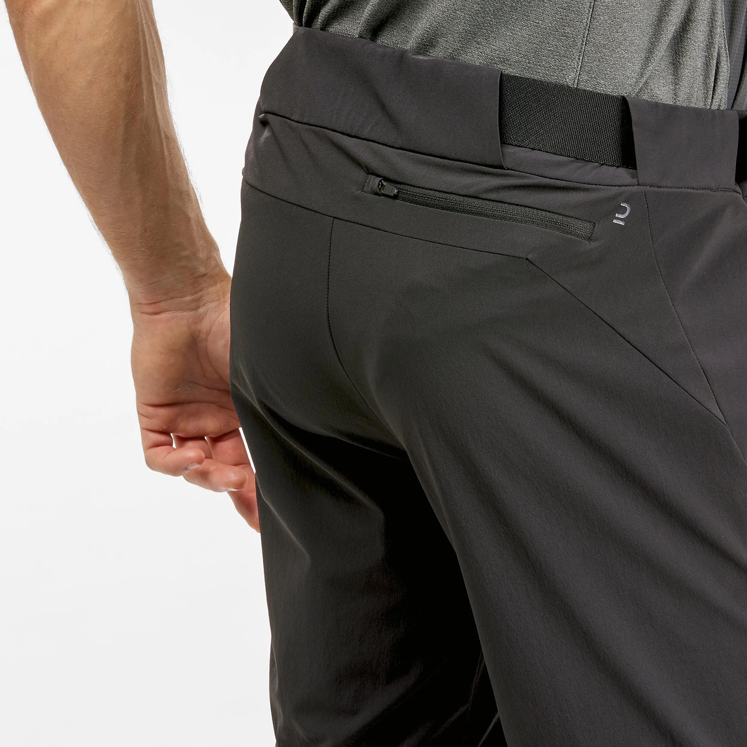 Men's modular hiking trousers Quechua MH550, black