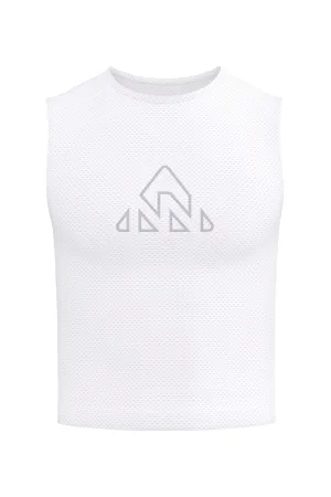 Men's White Pro Cycling Base Layer