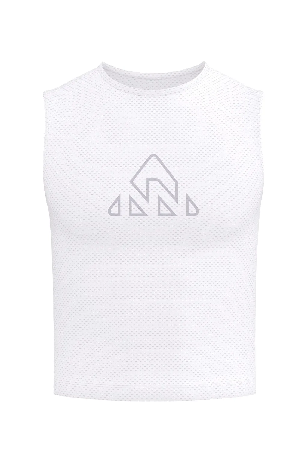 Men's White Pro Cycling Base Layer