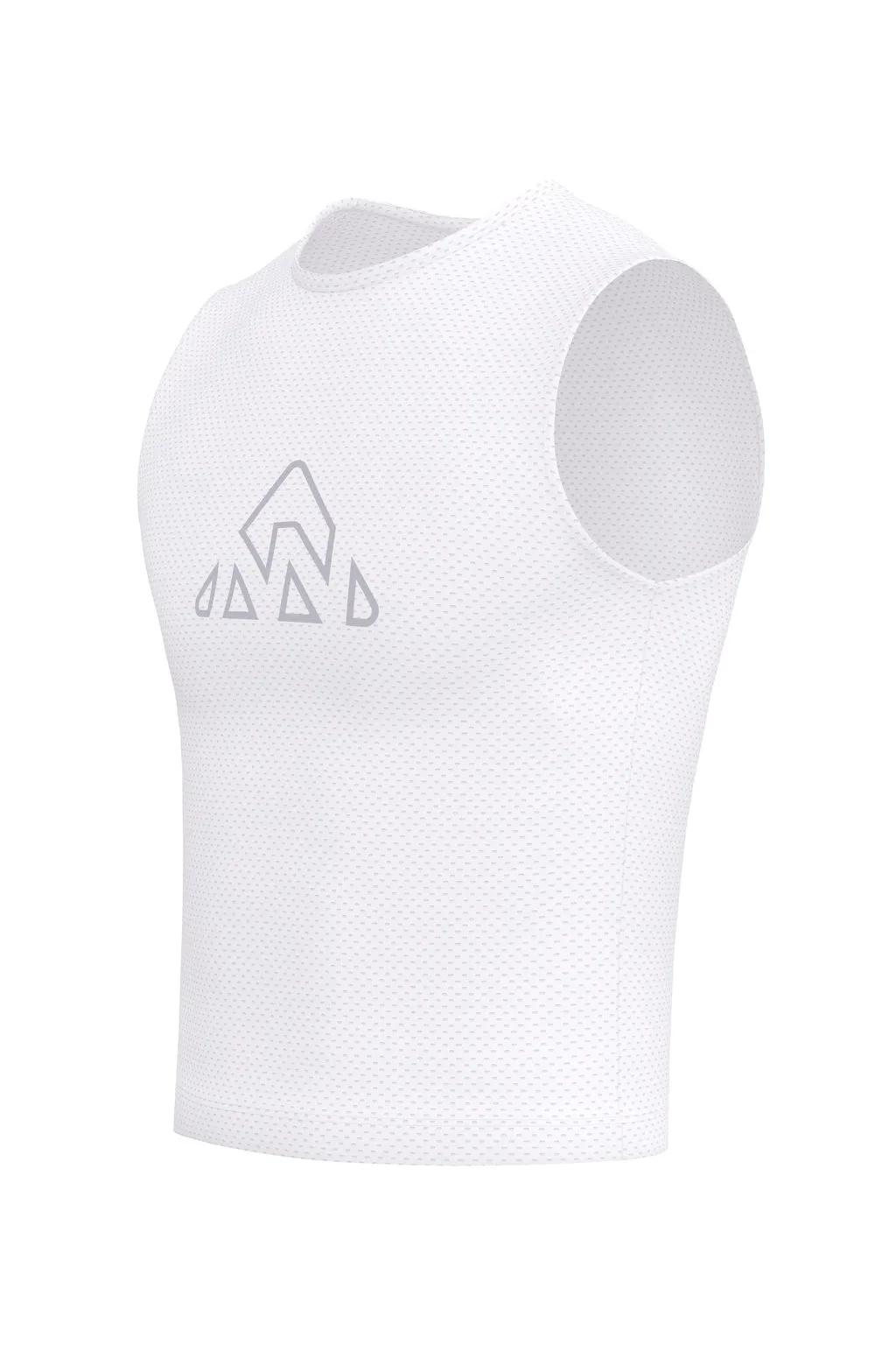 Men's White Pro Cycling Base Layer