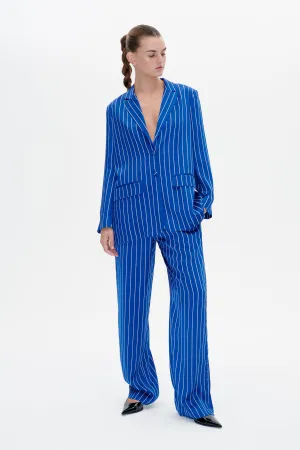 NARINE | Sodalite Blue Pinstripe