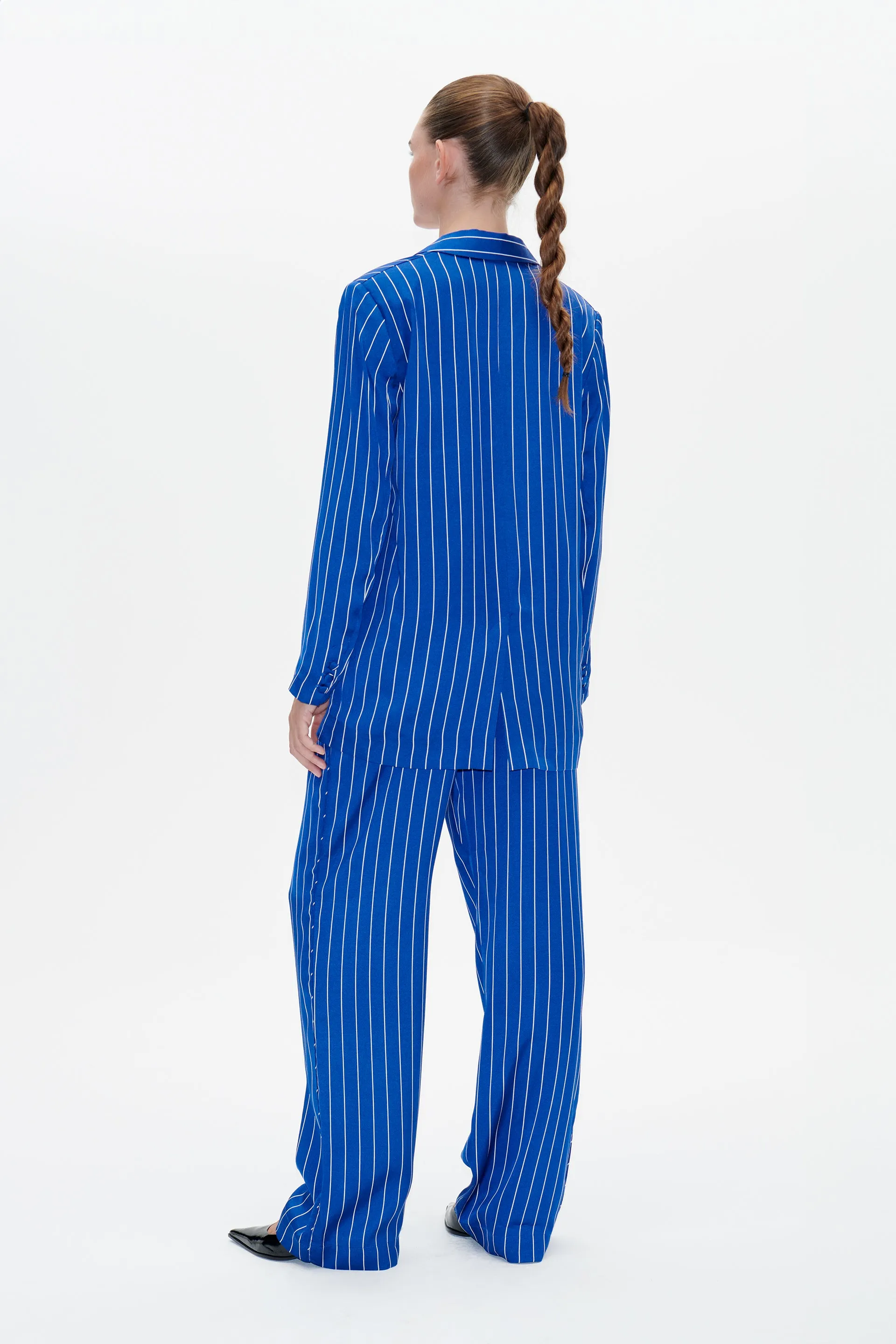 NARINE | Sodalite Blue Pinstripe