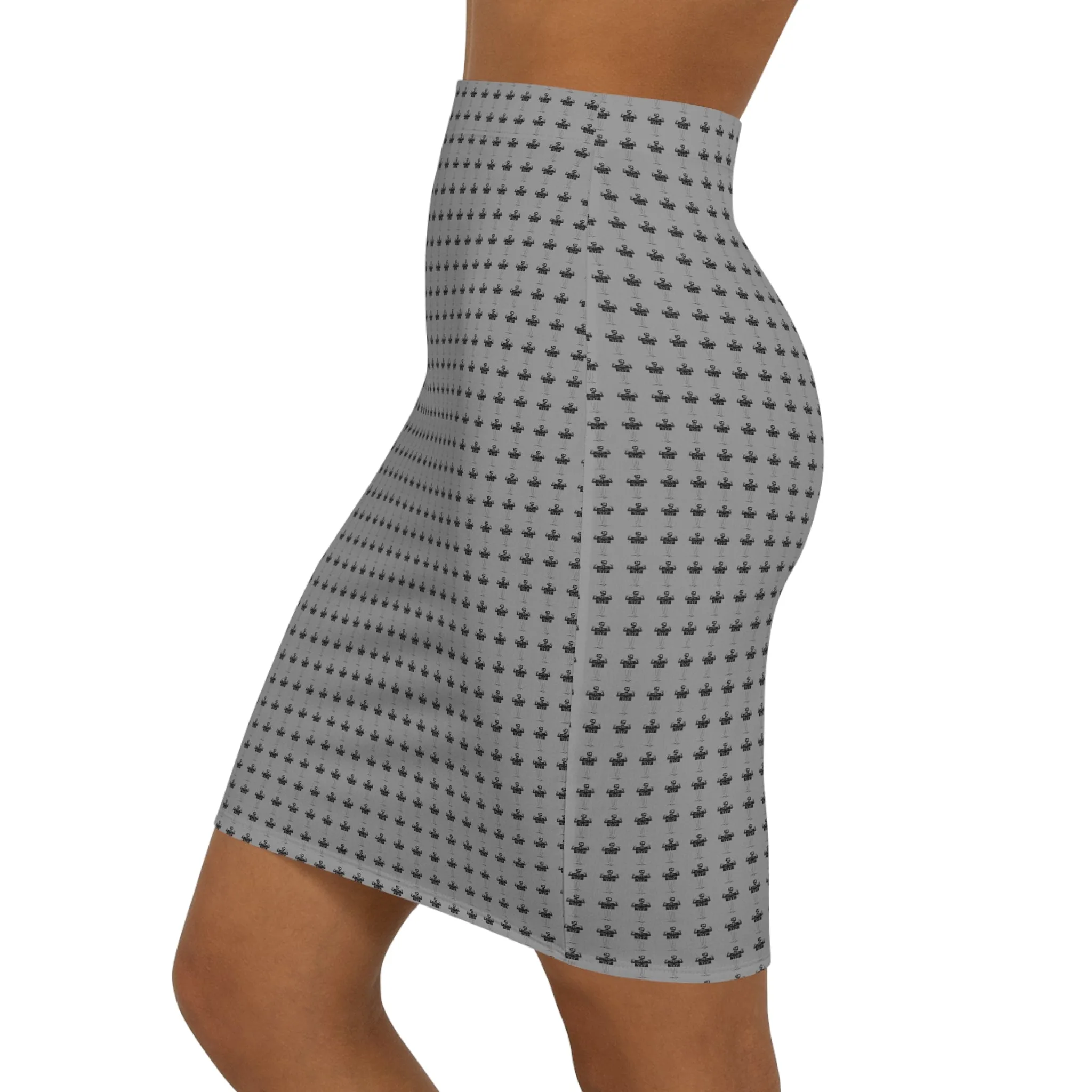 OWN MAN Women's Mini Skirt Grey