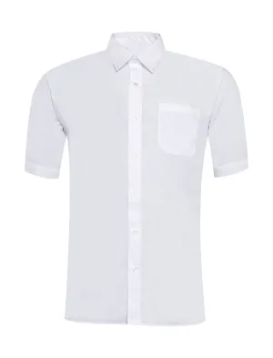 Pack of 2 Boys White Short Sleeve Shirt