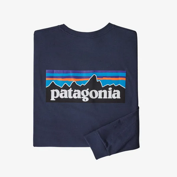 Patagonia LS P-6 T-Shirt - Classic Navy