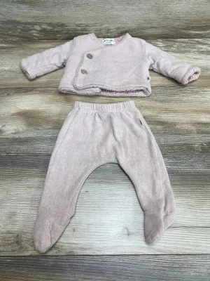 Petit Indi 2pc Organic Set Pnk sz 1 Month
