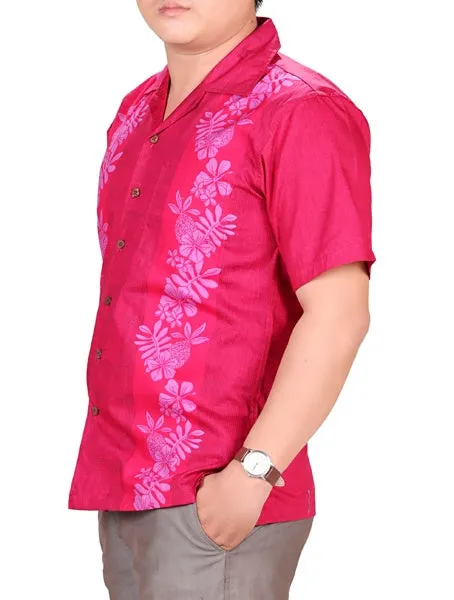 Pineapple Panel Men's Aloha Shirt