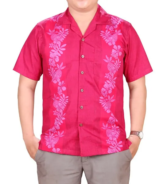 Pineapple Panel Men's Aloha Shirt