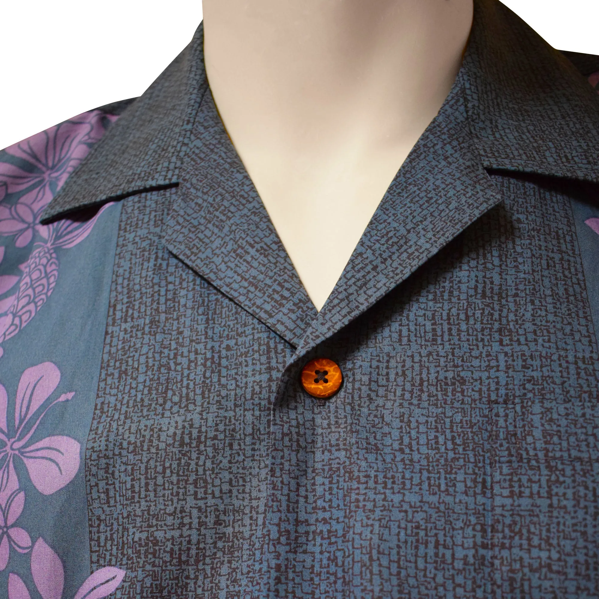Pineapple Panel Men's Aloha Shirt