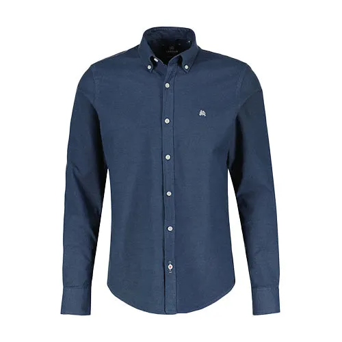 Plain oxford shirt deep blue