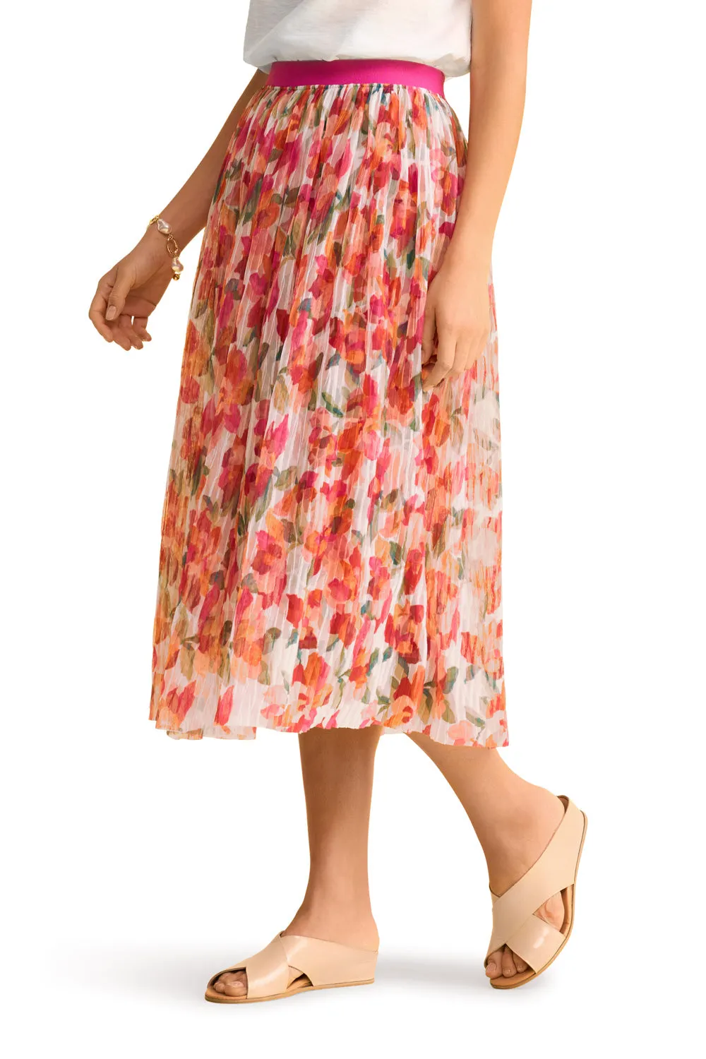 Printed Tulle Skirt