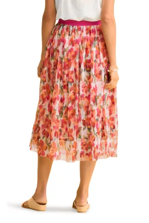 Printed Tulle Skirt