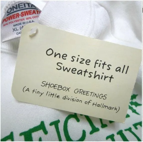 "Last Minute Shopping" Sweatshirt by Shoebox Greetings By Hallmark