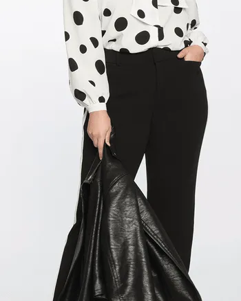 Reina Tie Neck Blouse | Soft White Ground With Black Polka Dots