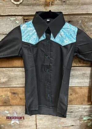 RHC Sequence Patchwork Youth Show Shirt ~ Black