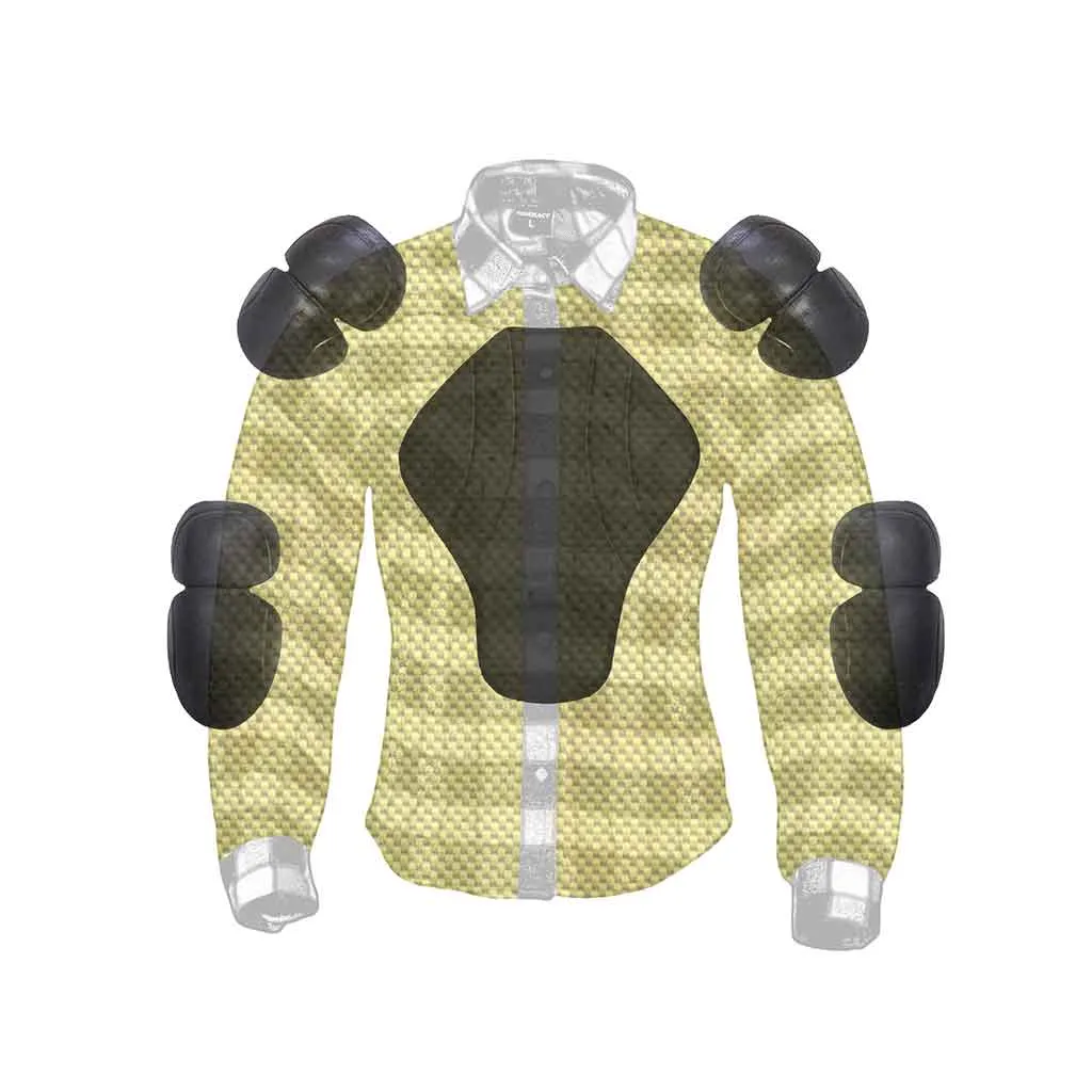 RIDERACT® Women's Motorcycle Shirt Flannel Road Series Pink & Black
