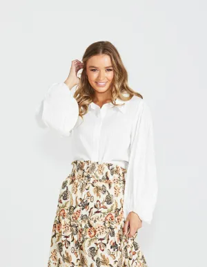 Sass Adeline Shirt - White