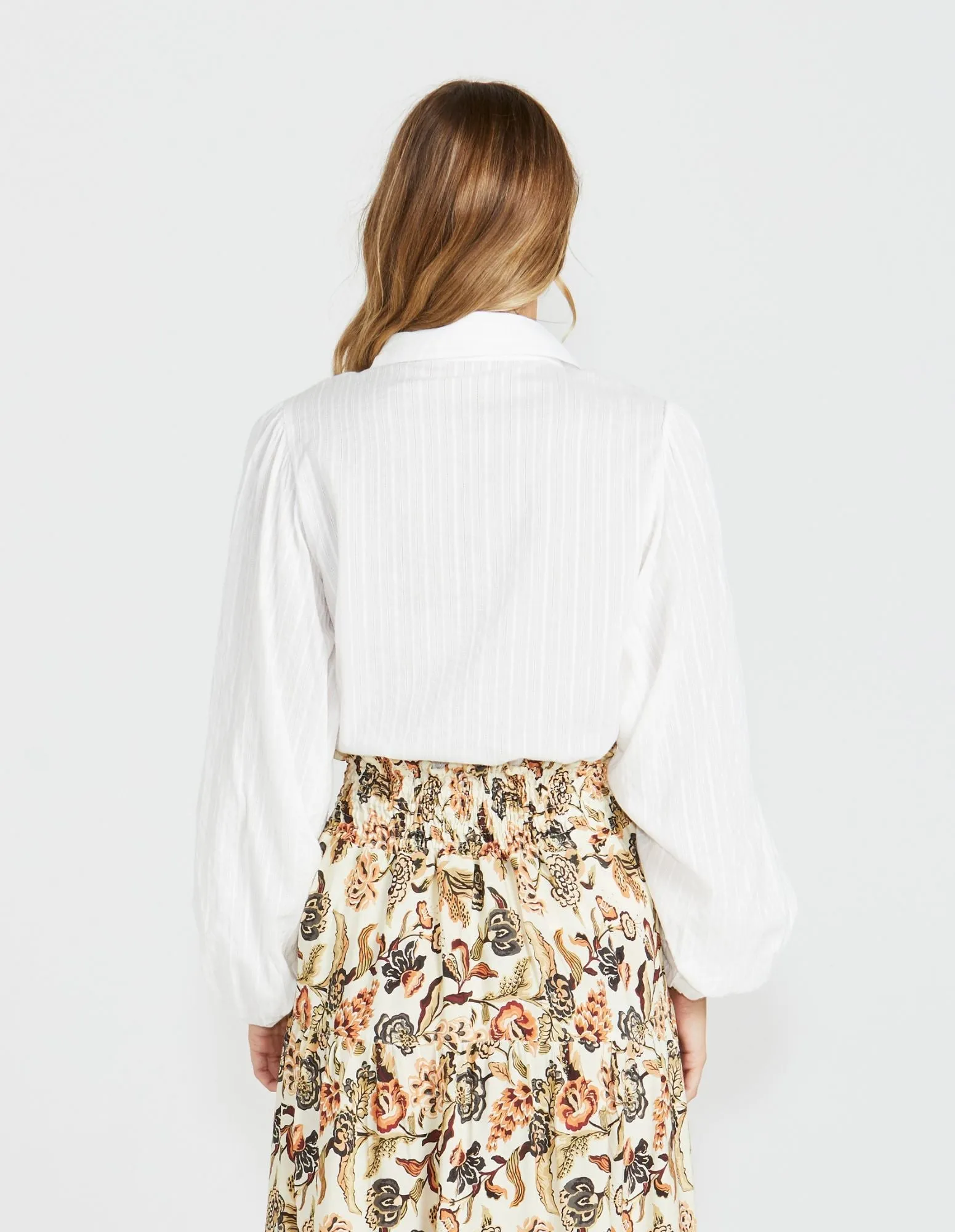 Sass Adeline Shirt - White