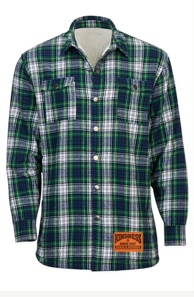 SHERPA LINED FLANNEL WORKSHIRT