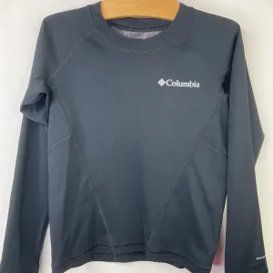 Size 4-5: Columbia Omni-Heat Black Long Sleeve Base Layer